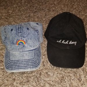 Baseball hats 💛price for both💛